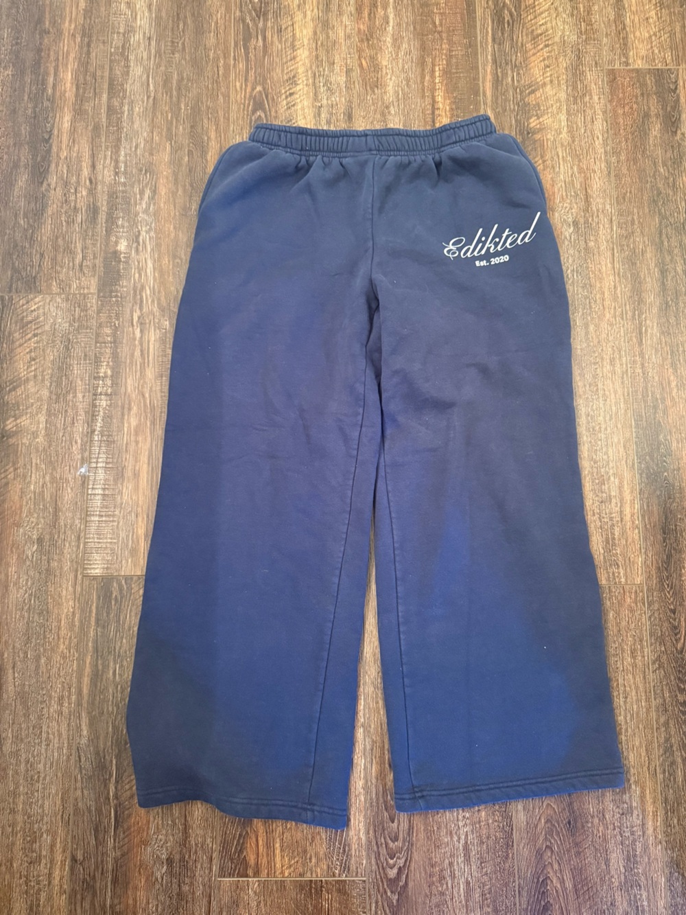 EDIKTED Navy Sweatpants